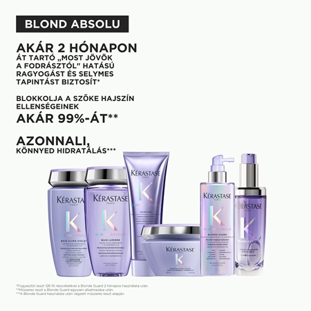 Kérastase Blond Absolu Blonde Guard leöblítést nem igénylő ápolás a haj védelméért és fényéért az összes szőke hajtípusra