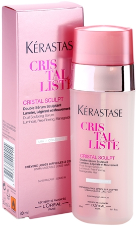 Kérastase Cristalliste Cristal Sculpt sérum dual para un brillo sublime y ligereza del cabello
