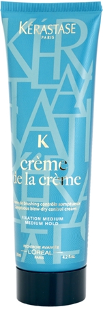 Kérastase K Crème de la Crème soin lissant et fixateur avant séchage au sèche-cheveux
