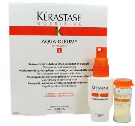 Kérastase Nutritive Aqua-Oléum kúra pro suché a poškozené vlasy