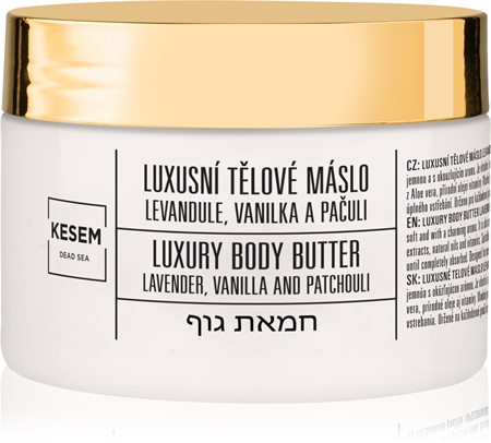 KESEM Luxury Body Butter Lavender, Vanilla & Patchouli kūno sviestas