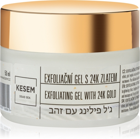 KESEM Exfoliating Gel with 24K Gold gel exfoliante com ouro 24 de quilates