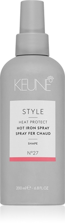 Keune Style Hot Iron Spray hővédő spray hajsütővassal és hajvasalóval kezelt hajra minden hajtípusra