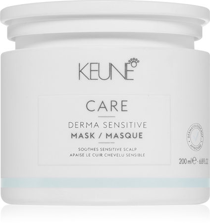 Keune Care Derma Sensitive Mask Máscara hidratante para o cabelo para o couro cabeludo sensível