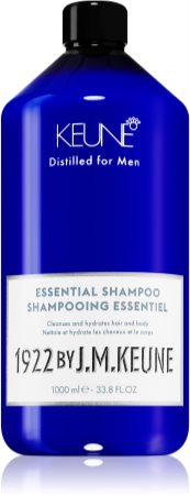 Keune 1922 Essential Shampoo σαμπουάν για σώμα και μαλλιά για ξηρά μαλλιά