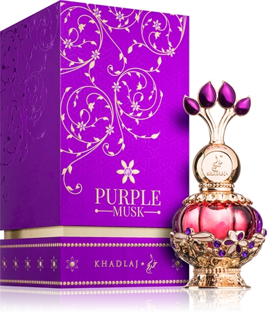 Khadlaj Purple Musk parfémovaný olej pre ženy