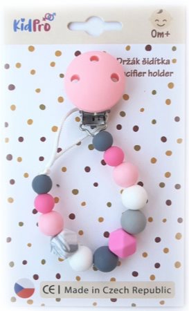 KidPro Pacifier Holder Pink тримач для пустушки