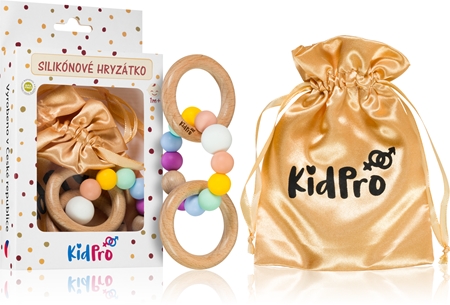 KidPro Teether & Rattle Fruit Mix jucărie pentru dentiție cu zornăitoare