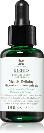 Kiehl's Dermatologist Solutions Nightly Refining Micro-Peel Concentrate rozjasňující noční peelingová péče pro všechny typy pleti včetně citlivé