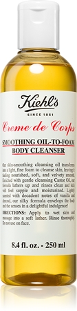 Kiehl's Creme de Corps Smoothing Oil-to-Foam Body Cleanser huile pour le corps pour tous types de peau