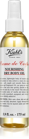 Kiehl's Creme de Corps Nourishing Dry Body Oil olio secco nutriente per il corpo