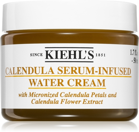 Kiehl's Calendula Serum-Infused Water Cream könnyű hidratáló nappali krém minden bőrtípusra, beleértve az érzékeny bőrt is