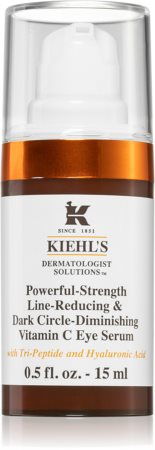 Kiehl's Dermatologist Solutions Powerful-Strength Line-Reducing & Dark Circle-Diminishing Vitamin C oční sérum pro všechny typy pleti včetně citlivé