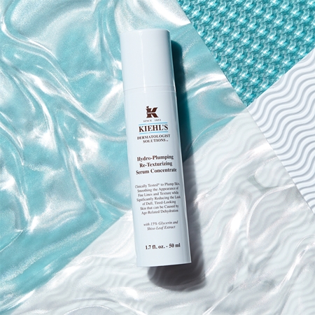 Kiehl's Dermatologist Solutions Hydro-Plumping Serum Concentrate Moisturizing Serum for all skin types including sensitive