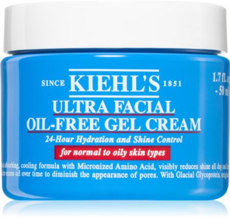 Kiehl's Ultra Facial Oil-Free Gel Cream kuracja nawilżająca do skóry normalnej i mieszanej
