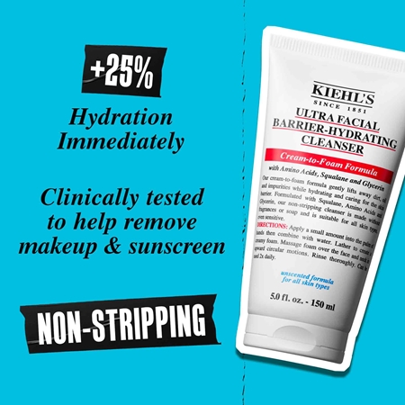 Kiehl's Ultra Facial Barrier-Hydrating Cleanser Cleansing Gel