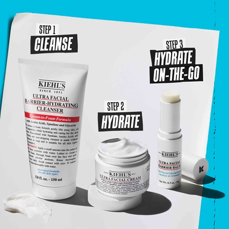 Kiehl's Ultra Facial Barrier-Hydrating Cleanser Cleansing Gel