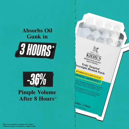 Kiehl's Truly Targeted Overnight Blemish Patch Patches for Problematic Skin