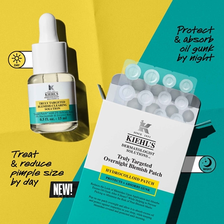 Kiehl's Truly Targeted Overnight Blemish Patch Patches for Problematic Skin