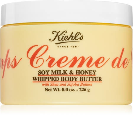 Kiehl's Creme de Corps Soy Milk & Honey Whipped Body Butter масло за тяло с масло от шеа