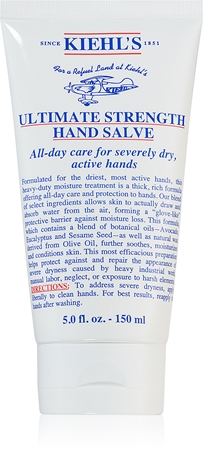 Kiehl's Ultimate Strength Hand Salve хидратиращ крем за ръце за всички видове кожа, включително и чувствителна