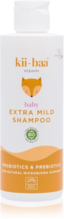 kii-baa® organic Baby Extra Mild Shampoo sanftes Shampoo mit Pro- und Präbiotika