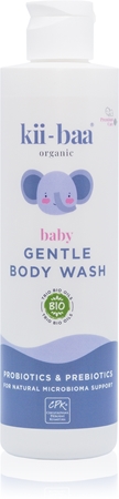 kii-baa® organic Baby Gentle Body Wash emulsione detergente con probiotici e prebiotici