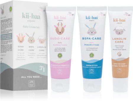 kii-baa® organic Baby Baby Cream Set lahjasetti (syntymästä lähtien)