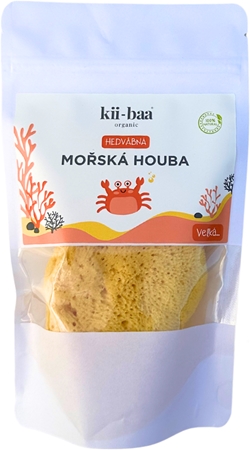kii-baa® organic Natural Sponge Wash spugna di mare detergente naturale