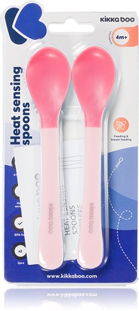 Kikkaboo Heat Sensing Spoons spoon with a heat sensor