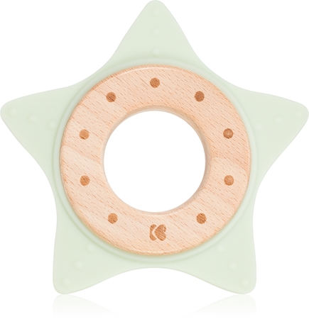 Silicone and wood on sale teether