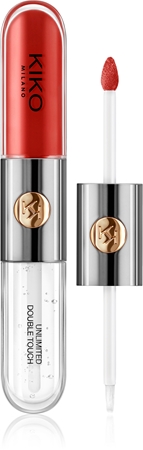 KIKO Milano Unlimited Double Touch Long-Lasting Liquid Lipstick with shine