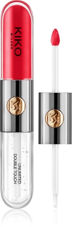 KIKO Milano Unlimited Double Touch langanhaltender flüssiger Lippenstift mit Glanz