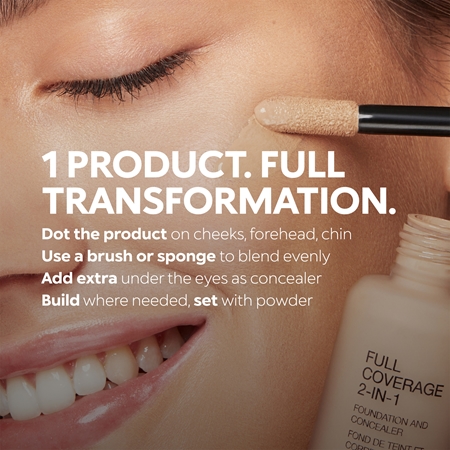 KIKO Milano Full Coverage 2-In-1 alapozó és korrektor 2 az 1-ben
