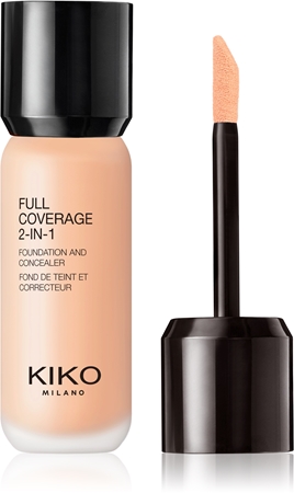 KIKO Milano Full Coverage 2-In-1 alapozó és korrektor 2 az 1-ben