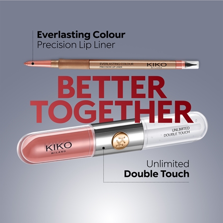 KIKO Milano Unlimited Double Touch дълготрайно течно червило с блясък