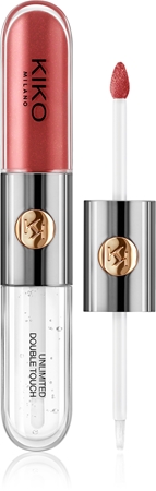 KIKO Milano Unlimited Double Touch langanhaltender flüssiger Lippenstift mit Glanz