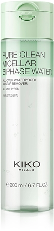 KIKO Milano Pure Clean Micellar Biphase Water Zwei-Phasen Mizellenwasserr für Gesicht und Augen