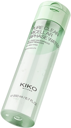 KIKO Milano Pure Clean Micellar Biphase Water Zwei-Phasen Mizellenwasserr für Gesicht und Augen