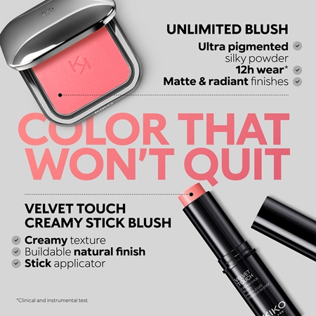 KIKO Milano Unlimited Blush púderes arcpír