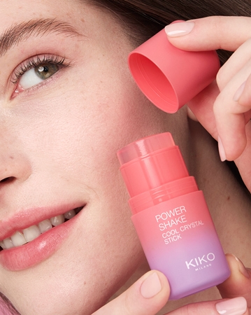 KIKO Milano Power Shake Cool Crystal Stick Aufhellender Stift für Gesicht und Augen