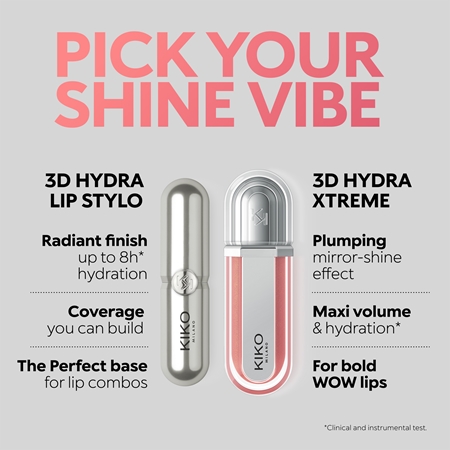 KIKO Milano 3D Hydra Lip Stylo feuchtigkeitsspendender Lipgloss