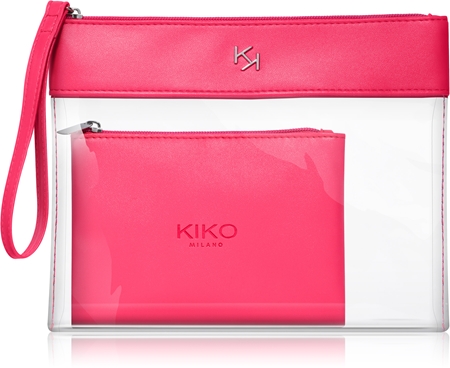 KIKO Milano Transparent Beauty Case transparentes Kosmetiktäschchen + Etui