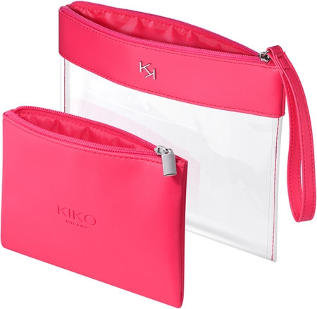 KIKO Milano Transparent Beauty Case transparentes Kosmetiktäschchen + Etui