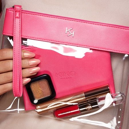KIKO Milano Transparent Beauty Case transparentes Kosmetiktäschchen + Etui