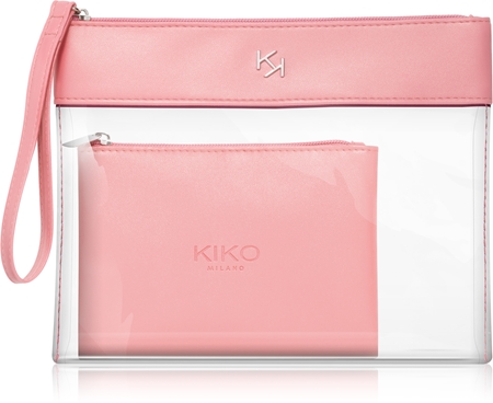 KIKO Milano Transparent Beauty Case transparentes Kosmetiktäschchen + Etui
