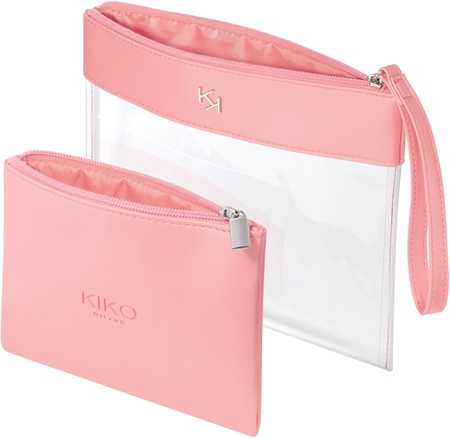 KIKO Milano Transparent Beauty Case transparentes Kosmetiktäschchen + Etui