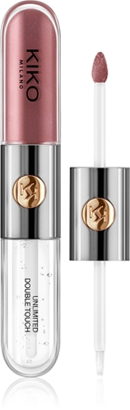 KIKO Milano Unlimited Double Touch langanhaltender flüssiger Lippenstift mit Glanz