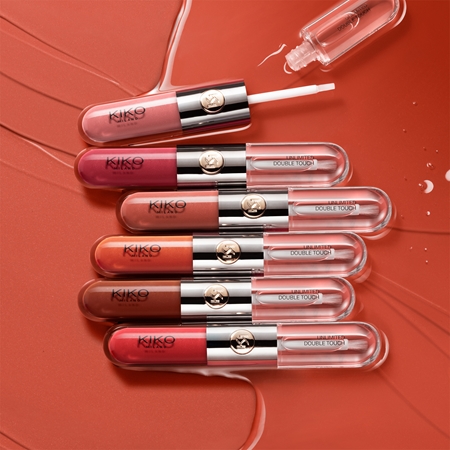 KIKO Milano Unlimited Double Touch langanhaltender flüssiger Lippenstift mit Glanz