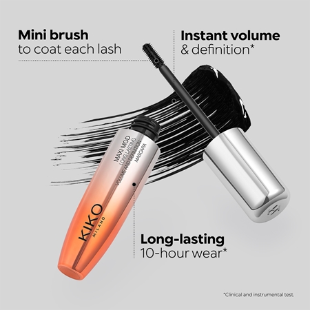 KIKO Milano Maxi Mod Mascara langlebiger Mascara für mehr Volumen